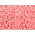 thumbnail image 1 of Ahgly Company Machine Washable Indoor Rectangle Abstract Red Modern Area Rugs, 2' x 5', 1 of 4