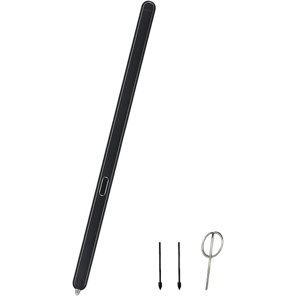 Galaxy Z Fold 6 S Pen Fold Edition for Samsung Galaxy Z Fold 6 Slim S Pen, Galaxy Z Fold 6 SPen Fold Edition Replacement for Samsung Galaxy Z Fold 6 Touch Stylus Pen Tips/Nibs Card Pin (Black)