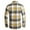 wei163-Light Yellow, variant on IWRICH Men's Flannel Shirt Casual Regular Fit Long Sleeve Button down Plaid Shirt with Flap Pockets White XL
