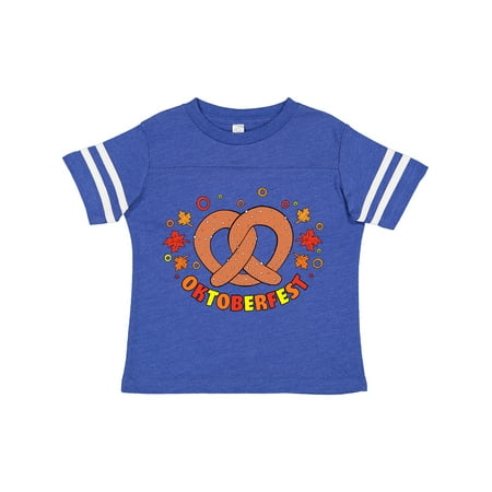 

Inktastic Oktoberfest with Pretzel and Leaves in Orange Red and Yellow Gift Toddler Boy or Toddler Girl T-Shirt