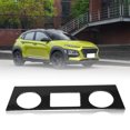 thumbnail image 2 of Embellecedor de cubierta de botón de aire acondicionado interior para Hyundai Encino Kauai Kona 17-20 SUV fibra de carbono, 2 of 5