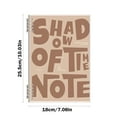 thumbnail image 3 of Bdday Hard Cover Water Proof Notebook Large Size Horizontal Line Detachable Handwriting Notepad Office Desk Accessories, 3 of 6