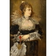 thumbnail image 2 of Hans Makart 11x14 Gold Ornate Wood Frame and Double Matted Museum Art Print Titled - Hanna Klinkosch (Before 1884), 2 of 4