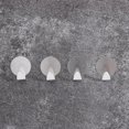 thumbnail image 1 of Gancho De Pared Adhesivo De 4 Piezas, Ganchos Adhesivos para Baño De Cocina, Gancho De Toalla Adhesivo Sin Perforar Acero Inoxidable,3.5*3.5cm, 1 of 5