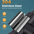 thumbnail image 3 of Faucet Stainless Steel Kitchen Sink Faucet, Matte Black Kitchen Faucet Single Handle High Arc Utility Sink Faucet, 3 of 7