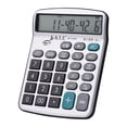 thumbnail image 1 of Calculadora de escritorio musical de 12 dígitos Pantalla LCD grande Función estándar Calculadora ele Meterk Calculadora, 1 of 7