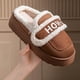thumbnail image 4 of Xucatan Women's Plush Winter Slippers with Cute Decorations Cozy Fleece-Lined Indoor House Shoes, Non-Slip Comfortable Casual Flat Slides for Women Gift, 4 of 8