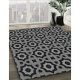 thumbnail image 2 of Ahgly Company Indoor Square Patterned Charcoal Black Area Rugs, 8' Square, 2 of 6