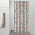 thumbnail image 2 of Pink Floral Pattern Shower Curtain 36"x72" ,Bathroom Decorative Shower Curtains Set with 12 Hooks,Modern Waterproof Washable Shower Curtain, 2 of 6