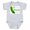 Heather Gray, variant on CafePress - Pickle2 - Cute Infant Bodysuit Baby Romper - Size Newborn - 24 Months