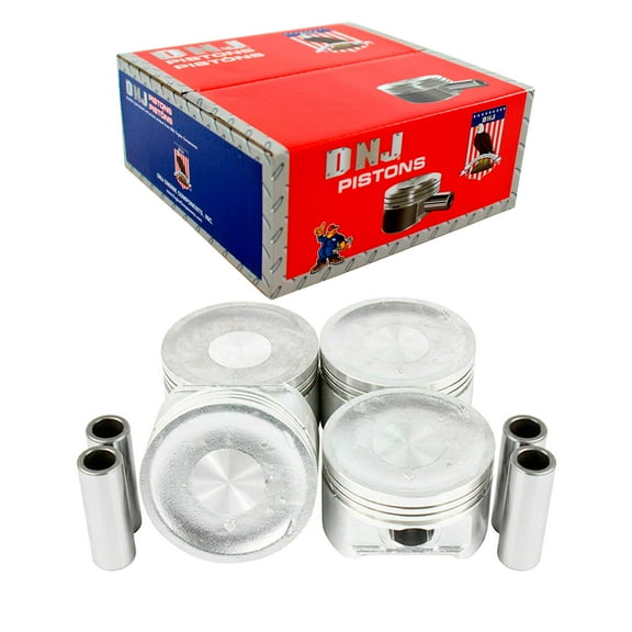 DNJ P220 Standard Complete Piston Set Fits Cars & Trucks 01-05 Honda Civic 1.7L L4 SOHC 16v