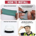 thumbnail image 3 of Bison Life Replacement Sweatband for Bump Cap/Hard Hat (Pack of 12), 3 of 6
