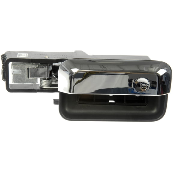 Dorman 81359 Rear Passenger Side Interior Door Handle for Specific Ford / Lincoln Models, Chrome Lever; Black Housing