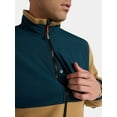 thumbnail image 6 of Ozark Trail Men's and Big Men's Mix Media Fleece Jacket, Sizes S-3XL, 6 of 7