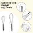 thumbnail image 3 of Batidor de huevos manual de acero inoxidable para cocina, tienda de espolvorear, batidora manual para pasteles y fideos, 3 of 5