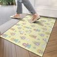 thumbnail image 4 of Yellow Princess Unicorn Pattern Door Rugs,Washable Non Slip Door Mats Indoor,Decorative Door Mats,Entry Mat Indoor for Entrance,Bedroom,Kitchen,Bathroom,17"x30", 4 of 6