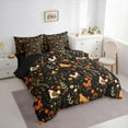 thumbnail image 3 of Castle Fairy Cute Chicken Bedding Comforter Set 7-Piece for Kids Children,Chic Floral Flowers King Bedding Sets,Farmhouse Animal Rooster Ultra Soft Bed Sheets,Ultra Soft Home Decor,Reversible, 3 of 8
