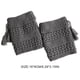 thumbnail image 5 of Advancent Funda para calentador de piernas, adorno para vestir, puños para botas con colgante de flecos Suministros térmicos Gris, 5 of 5