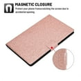 thumbnail image 2 of Dteck Lenovo Tab M10 HD 2nd Gen Case 10.1 Inch 2020 (Model: TB-X306F TB-X306X), Glitter PU Leather Stand Protective Folio Case Auto Wake Sleep Smart Cover for Lenovo Tab M10 HD 10.1" , Rosegold, 2 of 5