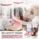 thumbnail image 3 of Dispensador automático de agua y comida para mascotas, gatos, perros, 3,8 l, con 1 dispensador de agua y 1 comedero automático Adepaton  MZQ-0069-4, 3 of 7