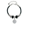 thumbnail image 2 of Delight Jewelry Stainless Steel Disc Class of 2026 Grandmother Celtic Knot Leather Bead Bracelet, 7"+2" Extender, 2 of 4