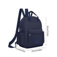 thumbnail image 3 of Mochila de nailon para portátil, ideal para desplazamientos diarios, uso casual, con opción de transporte en H, bolsa de viaje de gran capacidad para el trabajo y fines de semana., 3 of 6