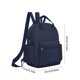 thumbnail image 3 of Mochila de nailon | Mochila de mano para portátil | Mochila ligera de viaje con múltiples bolsillos organizadores para el trabajo, la escuela, los negocios y el uso diario., 3 of 6