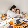 thumbnail image 4 of jejeloiu Cute Ghost Pumpkin Bedding Comforter Set,Halloween Spooky Bats Twin Comforter Sets,Balck Witch'S Hat Bedding Set For Boys Kids,Super Cozy Room Decorative Reversible,2 Pieces, 4 of 7