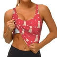 thumbnail image 3 of Honeii Labrador Retriever Dog patten Workout Crop Tank Top for Women Yoga Tank Tops Athletic Sports Shirts Exercise Undershirts,Sports Bra,Sports vest-Medium, 3 of 8