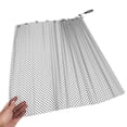 thumbnail image 5 of OUNONA 2Pcs Decorative Plated Silver Metal Fireplace Screen Mesh Curtain for Home Fireplace Protection, 5 of 6