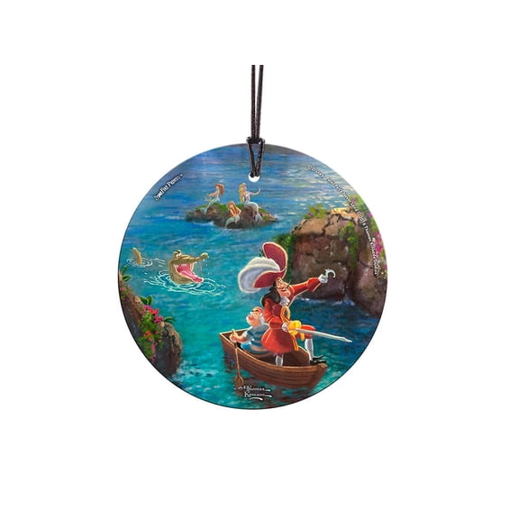 Disney (Peter Pan - Captain Hook and Smee) StarFire Prints™ Hanging Glass Print SPCIR690