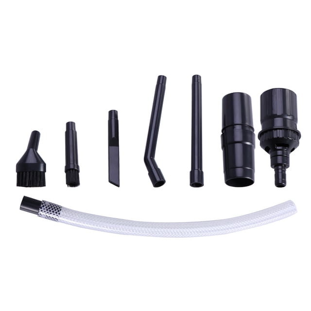 8 Pcs Accessoires d'Aspirateur Multi-Fit Humide et Sec Kit de Nettoyage Micro pour Aspirateur Compact Humide et Sec Style Commun (Version Régulière)
