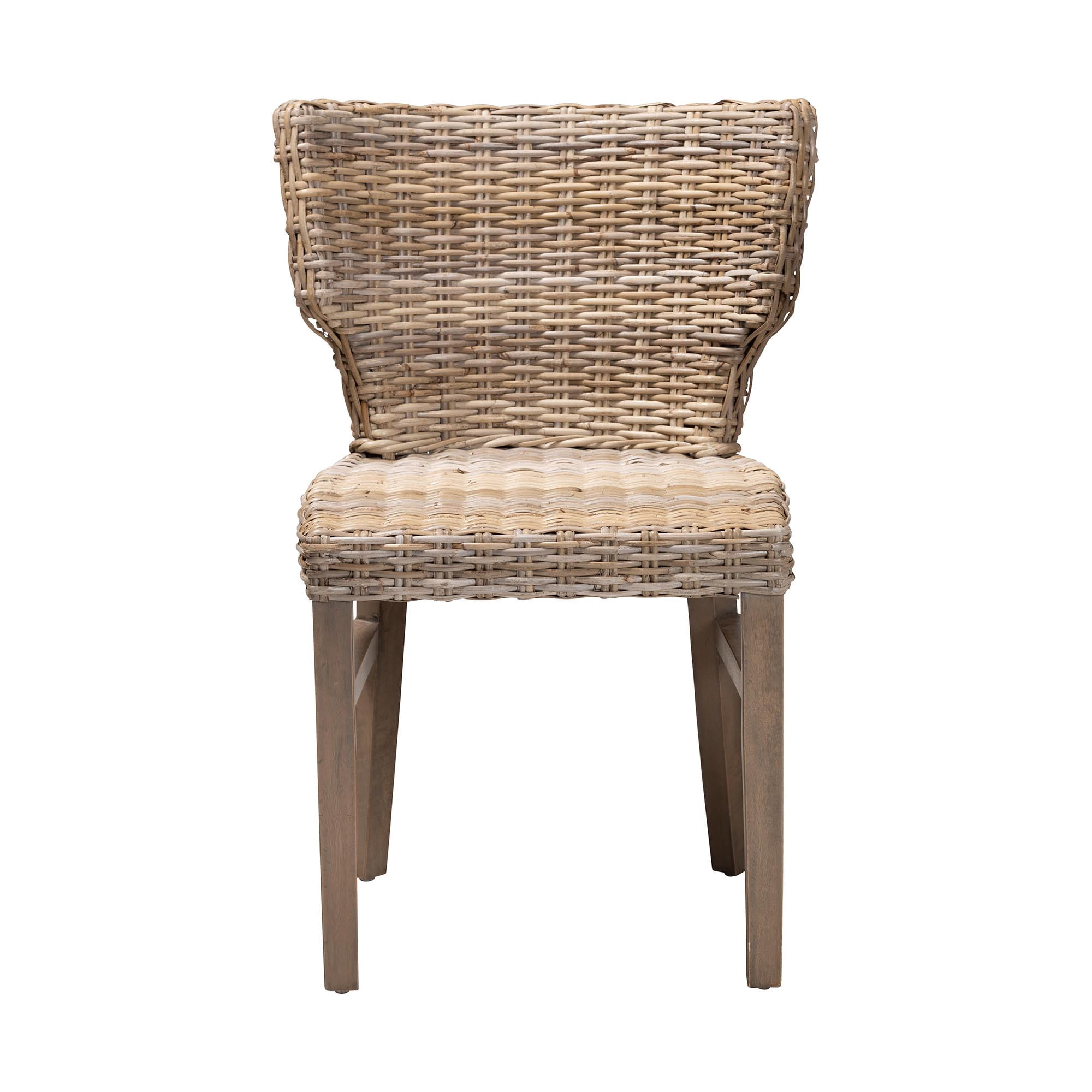 bali & pari Dining Chair, Gray and Brown