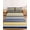 GoldenRod, variant on King Size Fitted Sheet Set - Navy Blue Yellow Striped 3 Piece Bedding Sets 16" Deep Pocket Fitted Sheet with 2 Pillowcases, Farmhouse Vintage Stripe Brushed Microfiber Hotel Luxury Bed Sheets