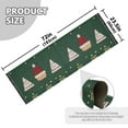 thumbnail image 5 of Yayeee Runner Rug for Bedroom 2'x6' Machine Washable Hallway Non Slip Mat, Christmas Santa Hats, 5 of 8