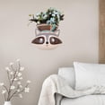 thumbnail image 5 of Cartoon Wall Planter Hanging Pot Resin Scuplture Vase Decoration Raccoon, 5 of 10