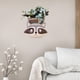 thumbnail image 5 of Gran Pared Flor de Resina Colgante Decoración Mapache Sunnimix Jardinera de pared, 5 of 8