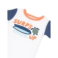 thumbnail image 2 of Little Star Organic Baby & Toddler Boy 4 Pc Short & Long Sleeve Shirts, Shorts & Pants Pajamas, Size 9 Months-5T, 2 of 7