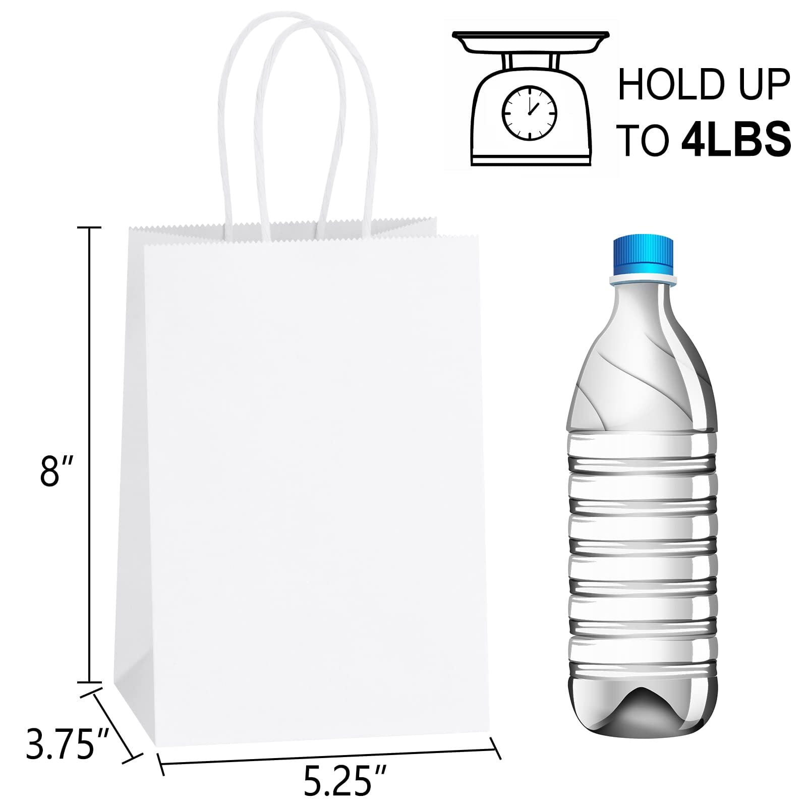 Handled White BB-1001 Cotton Fabric Printed Shopping Bag, 2.3 Kg,  Size/Dimension: 16x14.5 Inch