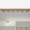 thumbnail image 4 of Modern Mini Bar Cabinet for Home - Coffee Station & Liquor Storage with Drawer, White, 4 of 8