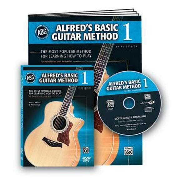 Pre-Owned Alfred's Basic Guitar Method, Bk 1: The Most Popular Method for Learning How to Play, Book, Dvd & Enhanced Cd (Shrinkwrapped) (Alfred's Basic Guitar ... (Paperback) 0739070258 9780739070253
