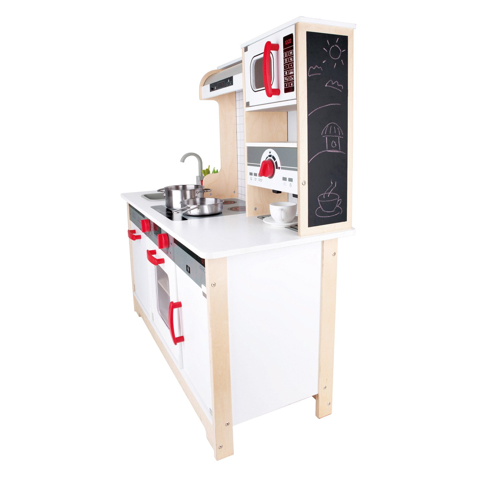 Hape Kids All-in-1 Wooden Play Kitchen with Accessories 