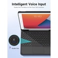 thumbnail image 3 of Protective Case With Keyboard Compatible with iPad 7/8/9 Gen 10.2inch,Compatible With Samsung Galaxy Tab S6 Lite 10.4/Huawei MatePad Pro 11inch,Built-, 3 of 4