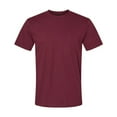 thumbnail image 5 of Gildan Softstyle Men's Midweight T-Shirt, Short Sleeve Classic Fit Cotton Tee, Maroon, M, 5 of 5