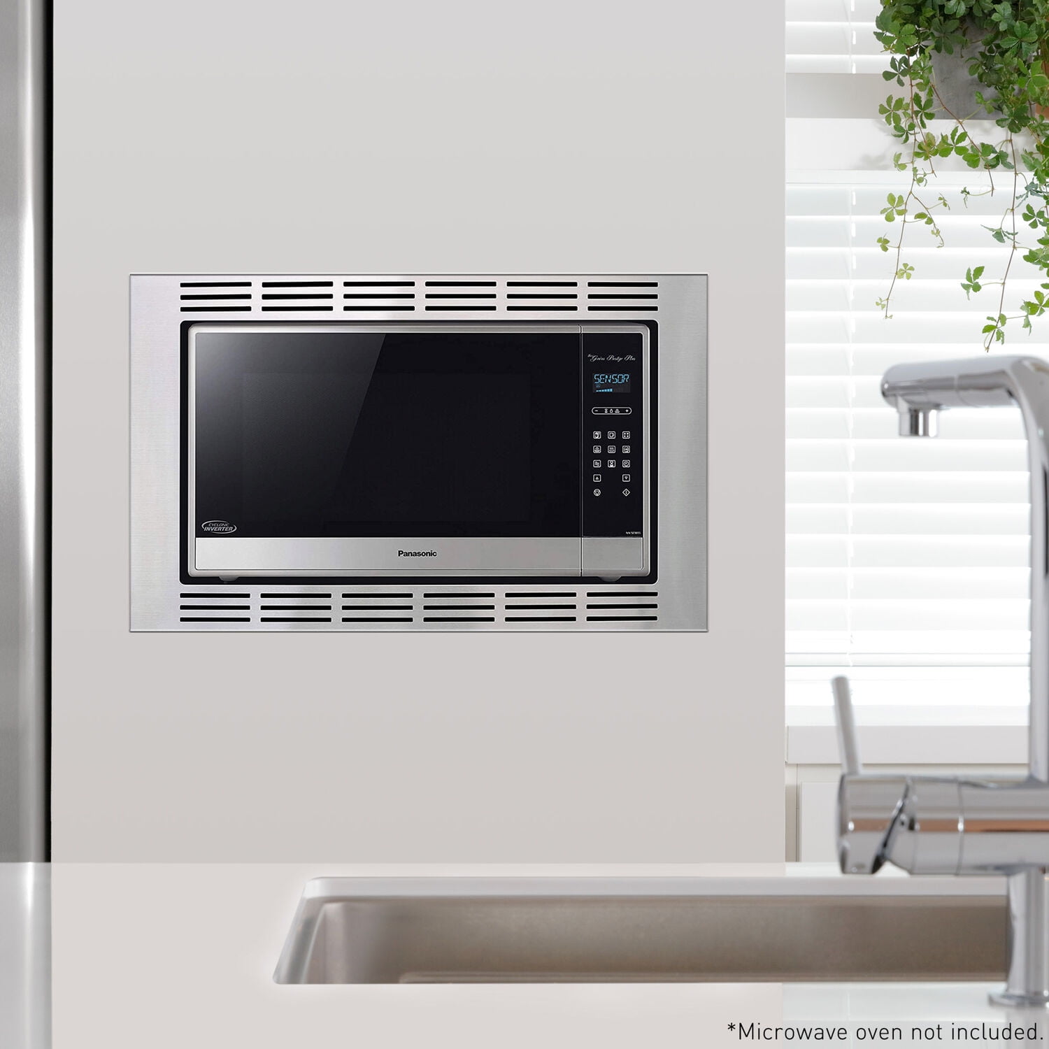 Panasonic 30 In. Wide Trim Kit for Panasonic's 2.2 Cu. Ft. Microwave Ovens - Stainless Steel