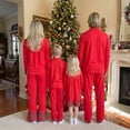 thumbnail image 4 of Nibbcoa Christmas Matching Family Pajamas Sets, Classic Plaid Design Christmas Family Matching set, 4 of 10