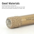 thumbnail image 3 of Brazed Hole Drill Bit, High Efficiency 12Pcs Holes Saw Wide Application  for Granite, 3 of 8