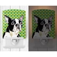 thumbnail image 2 of Boston Terrier St. Patrick's Shamrock Ceramic Night Light, 2 of 2