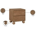 thumbnail image 4 of Pemberly Row Modern / Contemporary Walnut Finish Night Stand, 4 of 10
