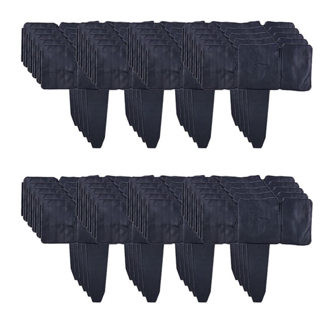 40PCS Garden Fence Imitation Stone Plant Support Stake Outdoor Landscape Edging Decorative Border,C